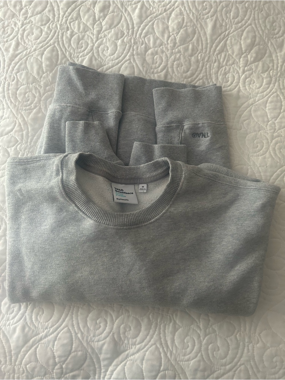 TNA Heather Gray Crewneck Sweatshirt